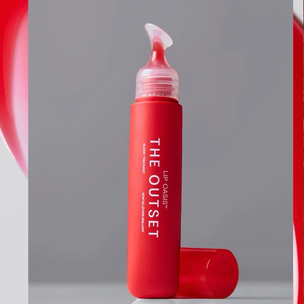 The Ouset Lip Oasis Sun Kiss Red Lip Balm Gloss